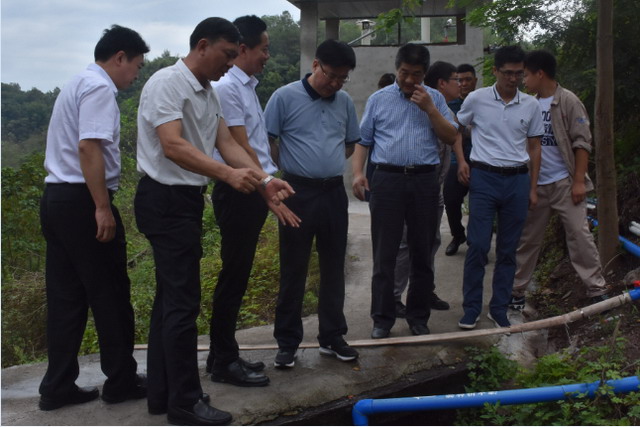 重庆市城管委主任专题调研綦江区生活垃圾渗滤液处置